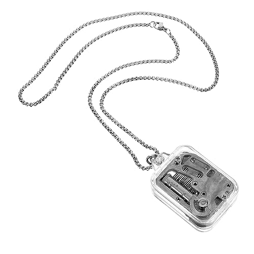 BESPORTBLE Musikbox Anhänger Halskette Mini Kreativ Charm Schmuckstück Langlebig Einfach zu Tragen für Herren Damen von BESPORTBLE