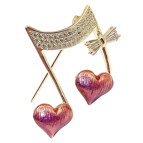 BESPORTBLE Musiknoten Brosche für Damen Kreative Anstecknadel mit Eleganten Musiksymbol für Jacken Mäntel Taschen Hüte Einzigartiger Schmuck für Stilvolle von BESPORTBLE