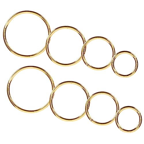 BESPORTBLE Metallnase Damen Gold Nasenpiercing Spiral Nasenring Set Mode Nasenschmuck Nasenringe Für Frauen von BESPORTBLE