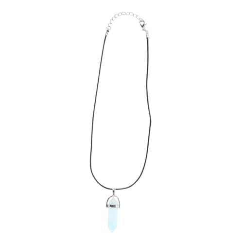 BESPORTBLE Natürlicher Malachit Anhänger mit Ketten Sechseckiger Achat Edelstein Schmuckanhänger Handgefertigtes DIY Schmuckzubehör für Halsketten Modisch und Langlebig von BESPORTBLE