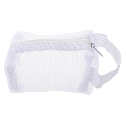 BESPORTBLE Netz-Kosmetiktasche Mit Reißverschluss Kleine Make-up-Tasche Für Lippenstift Und Pinsel Tragbare Reisetasche Für Damen Atmungsaktive Netz-Aufbewahrungstasche Für Schmuck Und Kleine von BESPORTBLE