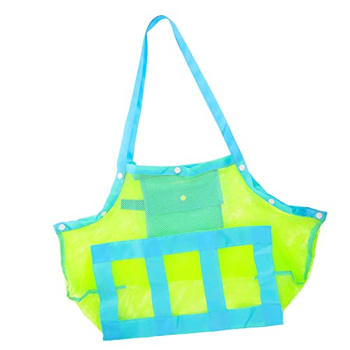 BESPORTBLE Netz-Strandtasche Für Spielzeug Handtücher Und Kleidung Große Aufbewahrungstasche Für Camping Reisen Und Strandaktivitäten Und Sandfrei von BESPORTBLE