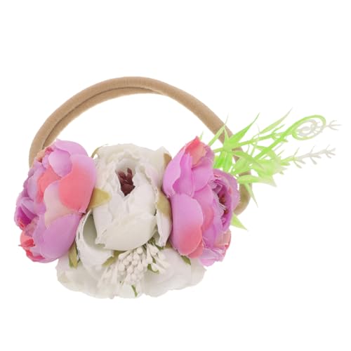 BESPORTBLE Neugeborene Blumen Stirnband Mädchen Stirnband Haar Accessoires Für Junge Mädchen Geburtstag Party Fotografie von BESPORTBLE