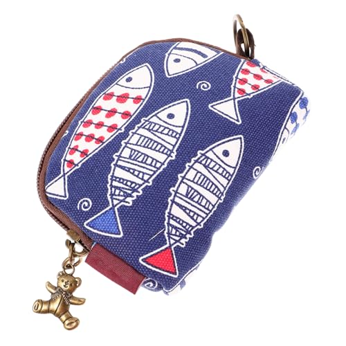 BESPORTBLE Kleingeldbörse Im Japanischen Stil Münzgeldbörse Für Damen Kleine Münzbörse Mit Kartenetui Praktisches Accessoire Für Kleingeld Und Münzen von BESPORTBLE