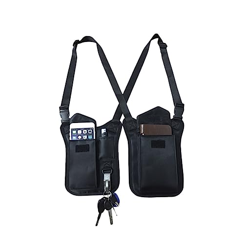 BESPORTBLE Nylon Achselhöhle Tasche Upgrade Unterarm Schultertasche für Männer und Frauen Kratzfest mit Verstellbarem Gurt für Diebstahlschutz und Freizeitaktivitäten von BESPORTBLE