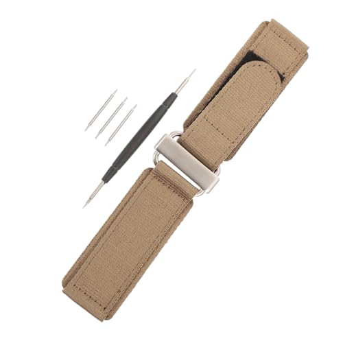 BESPORTBLE Nylon Uhrenarmband mit Robustem Stahlverschluss Atmungsaktiv Wasserabweisend Verstellbar für Damen und Herren Komfortabel Strapazierfähig für Outdoor und Alltag von BESPORTBLE