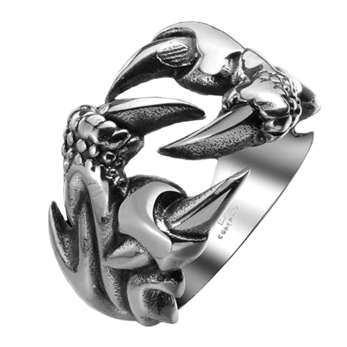 BESPORTBLE Offener Dragon Claw Design Modischer Fingerring Herrenmode Schwarzer Vintage Schmuck für Festivals und Partys BESPORTBLE Offener Dragon Claw Design Modischer Fingerring Herrenmode Schwarzer Vintage Schmuck für Festivals und Partys von BESPORTBLE