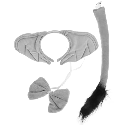 BESPORTBLE Ohr-stirnband Für Frauen Komfortables Verstellbares Accessoire Mit Und Fliege Für Halloween Weihnachten Cosplay Und Partys von BESPORTBLE