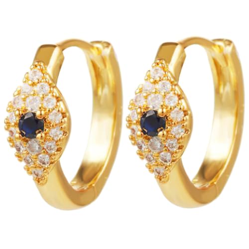 BESPORTBLE Ohrstecker Evil Eye Creolen Leichtes Damen Knorpelschmuck Zartes Design als Geburtstagsgeschenk für Frauen Freundin Mutter Vielseitig Tragbar von BESPORTBLE