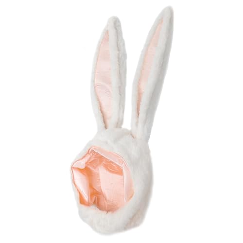 BESPORTBLE Plüschmütze Mit Hasenohren Für Junge Mädchen Partykostüm Osterdeko Fotorequisite Sanft Und Bequem Tragbar Für Feiern Und Fotoshootings von BESPORTBLE