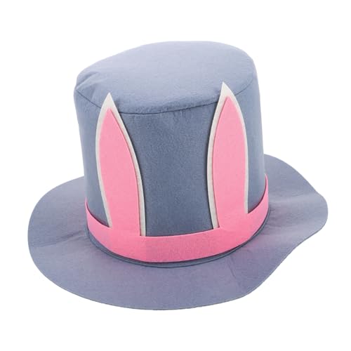BESPORTBLE Kaninchen Hut Mit Hasenohren Zylinderhut Für Osterfeiern Party-accessoire Kostümzubehör Aus Filz Für Damen Und Herren Kopfbedeckung Für Cosplay Und Festlichkeiten von BESPORTBLE