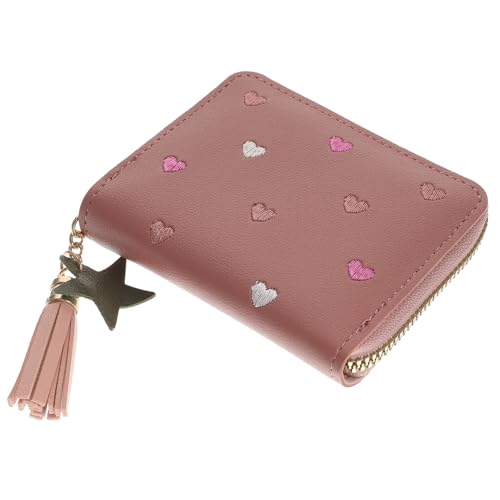 BESPORTBLE Kartenportemonnaie Für Frauen Cartoon Kartenetui Aus Pu Mit Kartenhalter Und Ticketfach Geldbörse Für Damen von BESPORTBLE