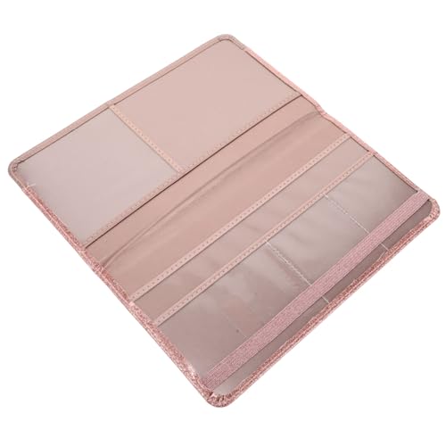 BESPORTBLE PU Geldbörse Für Damen Große Kapazität Reisepasshülle Mit Mehreren Klaren Fächern Praktischer Kartenorganizer Für Reisen Hochwertiges von BESPORTBLE