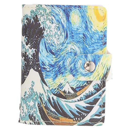 BESPORTBLE PU Kartenetui mit Großem Fassungsvermögen Kleiner Kartenhalter Multifunktionale Aufbewahrungsbox für Kreditkarten Visitenkarten Id Karten Portemonnaie für Damen und Herren von BESPORTBLE