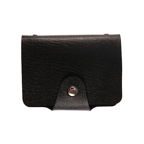 BESPORTBLE Tasche Kreditetui Organizer Kredithalter Beutel Mit Fächern Aus Pu-Material Mit Druckknopfverschluss Kompaktes Design Für Damen Herren von BESPORTBLE