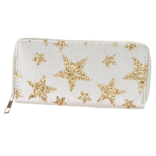 BESPORTBLE PU Lang Geldbörse Damen Mit Reißverschluss Clutch Für Besondere Anlässe Stilvolles Design Mit Fächern Für Karten Bargeld Für Partys Reisen von BESPORTBLE