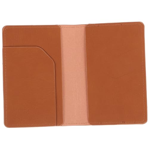 BESPORTBLE PU Reisepasshülle Mit Mehreren Fächern Modepassbrieftasche Für Herren Zur Sicheren Aufbewahrung Von Reisepässen Kreditkarten Perfektes Reise Zubehör von BESPORTBLE
