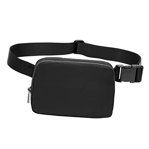 BESPORTBLE Gürteltasche Aus Nylon Schwarze Fanny Pack Für Damen Hüfttasche Zum Sport Mit Reißverschluss Praktisch Für Einkaufen Reisen Und Ausgehen von BESPORTBLE