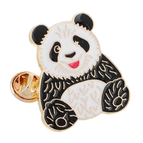 BESPORTBLE Panda Brosche Metall Niedlicher Anstecker für Kleidung Taschen und Hüte Multifunktionales DIY Accessoire im Chinesischen Stil Robuste und Stilvolle Anstecknadel für Frauen von BESPORTBLE