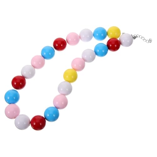 BESPORTBLE Party Perlenkette Regenbogenfarben Karneval Halskette Damen Festival Schmuck für Mottoparty und Fotorequisit BESPORTBLE Party Perlenkette Regenbogenfarben Karneval Halskette Damen Festival Schmuck für Mottoparty und Fotorequisit von BESPORTBLE