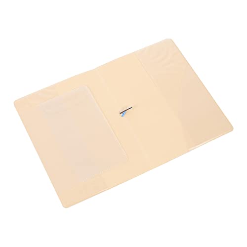 BESPORTBLE Passinhaber Reisepass Brieftasche Reisepassetui Kartenpass-Organisator Zubehör abdecken Reisezubehör Kartenetui Unisex-Reisepasshülle Passhüllenhalter Pu Blue von BESPORTBLE