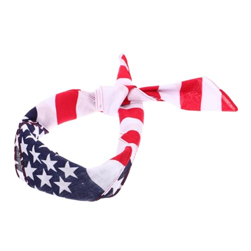 BESPORTBLE Patriotisches Stirnband Mit Flagge Multifunktionale Bandana Unabhängigkeitstag Partys Outdoor Aktivitäten Stilvolle Kopfbedeckung von BESPORTBLE