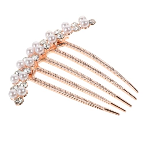 BESPORTBLE Perle Haarnadel Große Haarstifte Weiße Bachelorette-kleider Mini-perlen-haarspangen Blumenmädchen Haar Accessoire Hosennadeln An Der Taille Festziehen Perlen Für Make-up Plastik von BESPORTBLE
