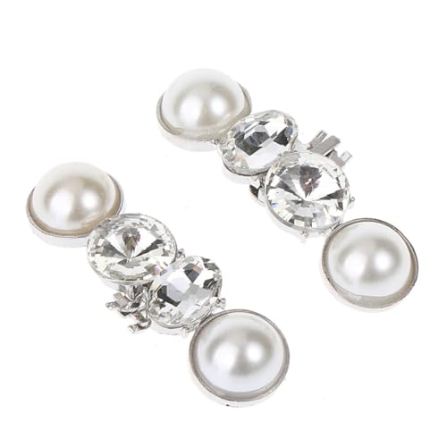 BESPORTBLE Perlen Schuhclips Schuhschmuck Clips Perlen Für Hochhackige Schuhe Mädchen Hochzeit Party Zubehör Ersatz Für Schnallen Ornament von BESPORTBLE
