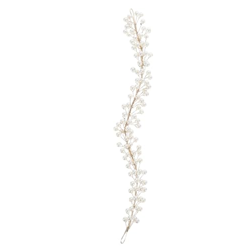 BESPORTBLE Perlen Haarreif Für Braut Hochzeits Haarschmuck Mit Kunstperlen Stirnband Als Haar-accessoire Für Frauen Brautschmuck Für Hochzeit Und Abschlussball Elegantes Kopfschmuck-design von BESPORTBLE