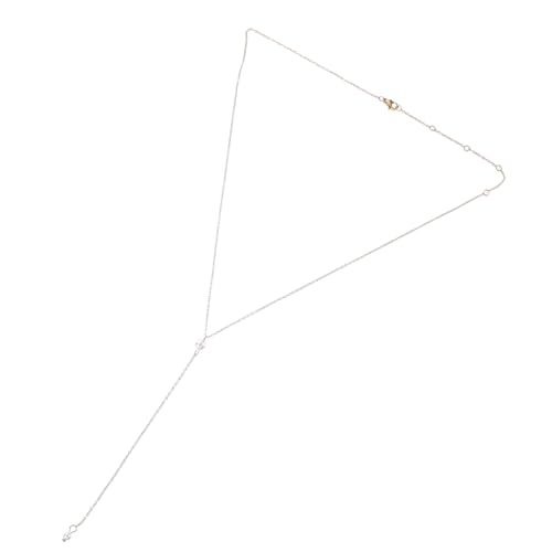 BESPORTBLE Perlenkette Damen Goldfarbene Kollier Halskette mit Verstellbarer Leichte Hautfreundliche Schmuckkette für Alltag und Party Stilvoll und Vielseitig Kombinierbar von BESPORTBLE