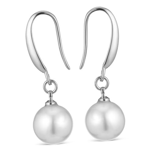 BESPORTBLE Perlenohrringe Hängend Künstliche Tropfen Ohrringe Zeitloses Design für Hochzeit und Damen Vielseitiger Schmuck mit Dangle Stil Leicht und Ansprechend von BESPORTBLE