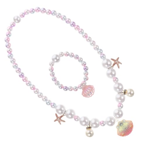 BESPORTBLE Perlenschmuck mit Halskette und Armband Farbenfrohes Einzigartiges Schmuckset für Mädchen Passend zu Kleidern und Röcken Modisch und Attraktiv für Kleine Prinzessinnen BESPORTBLE Perlenschmuck mit Halskette und Armband Farbenfrohes Einzigartiges Schmuckset für Mädchen Passend zu Kleidern und Röcken Modisch und Attraktiv für Kleine Prinzessinnen von BESPORTBLE