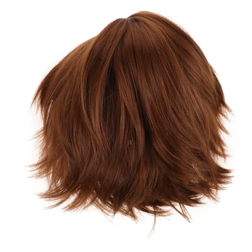 BESPORTBLE Kurze Glatte Perücke Aus Kunsthaar Für Frauen Modische Partyperücke Für Kostümpartys Cosplay Halloween Und Mehr Leicht Und Langlebig von BESPORTBLE