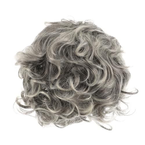 BESPORTBLE Perücke Weiß für Halloween Cosplay Kurze Lockige Damenperücke für Kostümpartys Karneval Weihnachten Leicht zu Wiederverwendbar von BESPORTBLE