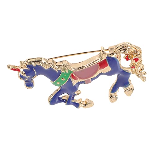 BESPORTBLE Pferde Anstecknadel Metall Süße Emaille Brosche Vintage Tierbrosche für Damen Anstecknadel für Anzüge Hüte und Rucksäcke von BESPORTBLE