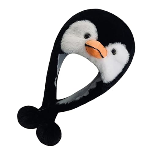 BESPORTBLE Pinguin Gehörschutzhut Cosplay Pinguinhut Festliche Kopfbedeckung Pinguinhut Partyhut Für Erwachsene Requisite Performance Hut Requisite Lustiger Hut Pinguin von BESPORTBLE