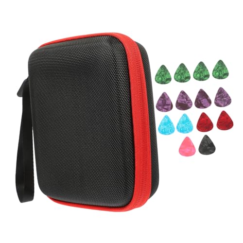 BESPORTBLE Plektrum Gitarre Mit Aufbewahrungstasche Gitarrenplektren-Halter Aus Hochwertigem Material Langlebiges Organizer Für Gitarrenaccessoires von BESPORTBLE