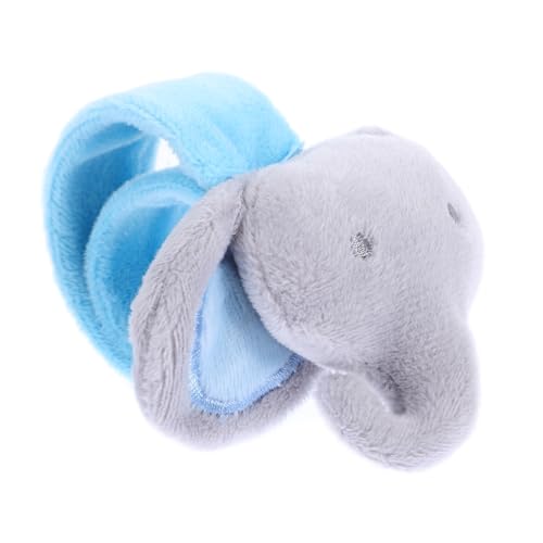 BESPORTBLE Plüsch Elefant Schnapparmband aus Weichem Niedliches Tierarmband für Partys Hautfreundlich Leichtes Bequemes Partyzubehör mit Lustigem Dschungel Geburtstagsthema von BESPORTBLE