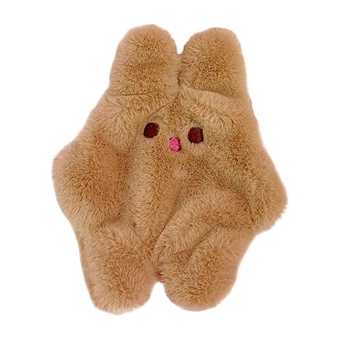 BESPORTBLE Süße Plüsch Geldbörse Kaninchen Design Münztasche Mit Reißverschluss Für Frauen Mädchen Wechselgeldbörse Geldaufbewahrungstasche Cartoon-Halter Mini-geldbörse Geldbeutel von BESPORTBLE