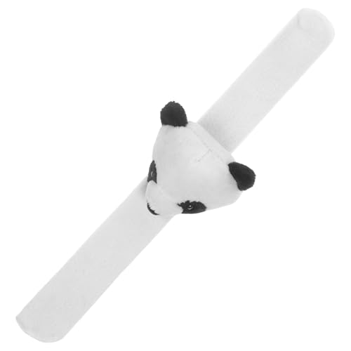 BESPORTBLE Plüsch Panda Schnapparmband aus Langlebigem Flanell Leichtes Komfortables Klatscharmband für Kindergeburtstag Halloween Weihnachtsfeier und Partydeko Niedliches Armband von BESPORTBLE