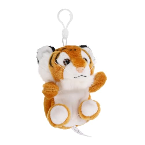 BESPORTBLE Plüsch-Tiger Geldbörse Stofftier Hängendes Ornament Für Kleinkinder Taschendekoration Münzbeutel Schlüsselanhänger von BESPORTBLE