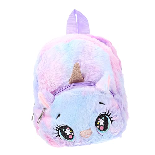 BESPORTBLE Plüschtasche in Einhorn-Stil Tragbarer Outdoor-tagesrucksack Mit Verstellbaren Schultergurten Schöne Einkaufstasche Für Mädchen Robuster Rucksack Für Reisen Und Wandern von BESPORTBLE