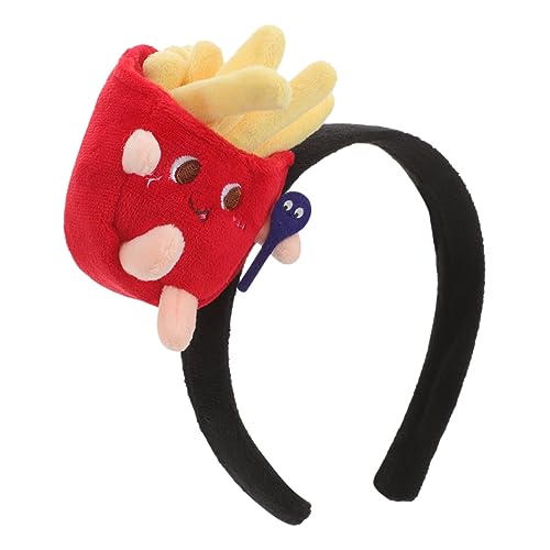 BESPORTBLE Pommes Frites Geburtstag Pommes-neuheit Reifen Braten Pommes-frites-halloween-kostüm Rave Hamburger-stirnband Stirnband Machen Lustige Mütze Spa-stirnband Karton Ketchup Plus Stoff von BESPORTBLE