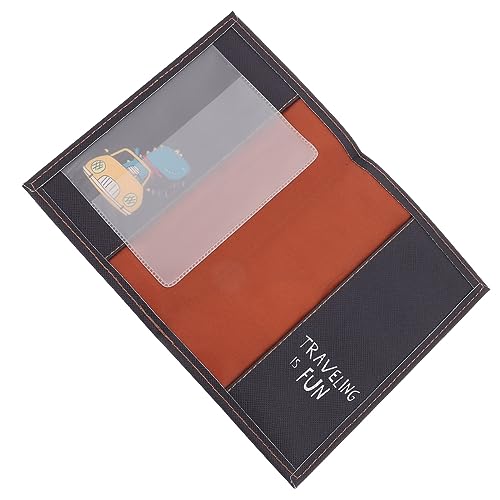 BESPORTBLE Pu-Kunstleder Reisepasshülle Kartenetui Dokumentenbehälter Reisepasshülle Hergestellt Aus Hochwertigem Pu-Kunstleder Mit Einfacher Reinigung Und Pflege Schlichtes Design Für Hohen von BESPORTBLE