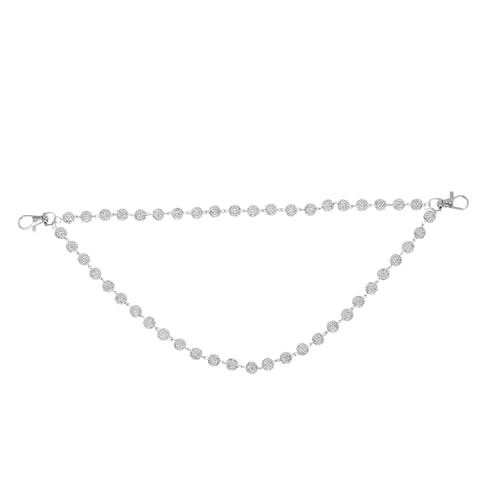 BESPORTBLE Punk Hosenkette mit Diamantbesatz Metall Hiphop Gürtelkette Mehrschichtiges Design Robuste Verarbeitung Auffälliger Schmuck für Herren Vielseitig Kombinierbar für Alltag und Party von BESPORTBLE