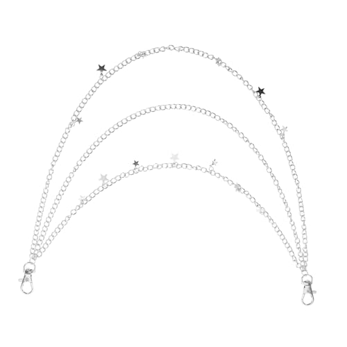 BESPORTBLE Punk Jeans Kette mit Fünfzackigem Sternanhänger Edgy Hosenkette für Damen und Herren Hip Hop Style Trendige Metallische Accessoire für Geldbörse und Gürtel Einzigartiger Look für von BESPORTBLE