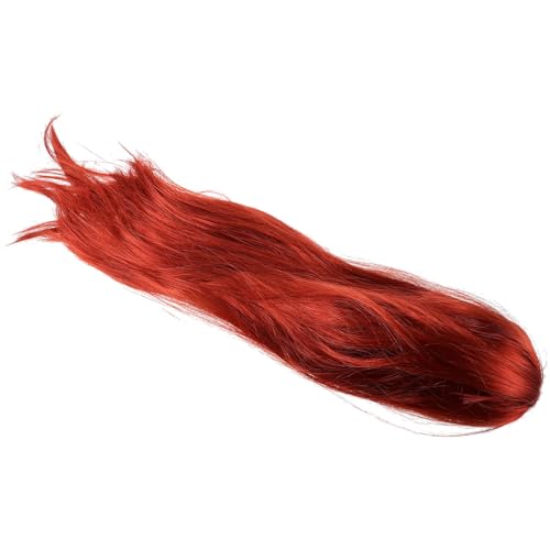 BESPORTBLE Punk Style Cosplay Perücke Langes Gerades Haar für Halloween Partys und Cosplay Events aus Leichtem Strapazierfähigem Material für Einen Auffälligen Look von BESPORTBLE