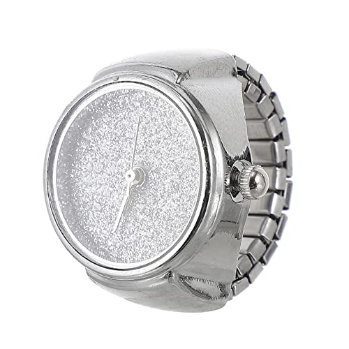 BESPORTBLE Quartz Uhr Für Frauen Und Fingeruhr Mit Glitzerdesign Verstellbar Als Zu Geburtstag Oder Weihnachten von BESPORTBLE
