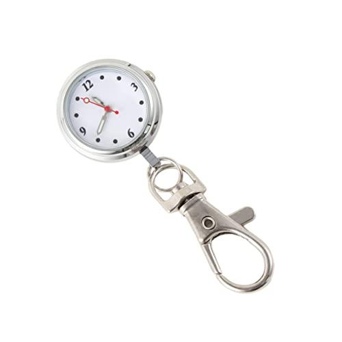 BESPORTBLE Schlüsselanhänger-taschenuhr Mit Großen Ziffern Klassische Quarzuhr Leuchtende Zeitanzeige Für Junge Mädchen Männer Praktisches Design von BESPORTBLE