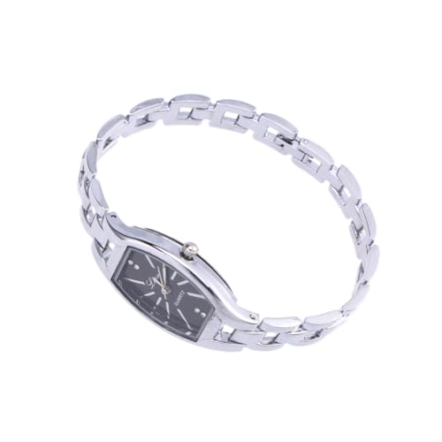 BESPORTBLE Quarzuhr Für Damen Mit Silberfarbenem Schwarzen Ziffernblatt Elegante Und Schlichte Business-quarzuhr Personalisierte Uhr Zum Tragen Für Jeden Anlass BESPORTBLE Quarzuhr Für Damen Mit Silberfarbenem Schwarzen Ziffernblatt Elegante Und Schlichte Business-quarzuhr Personalisierte Uhr Zum Tragen Für Jeden Anlass von BESPORTBLE